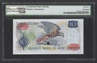 New Zealand 10 Dollars Nd 1968-75  P166bs  specimen  Uncirculated Grade 65