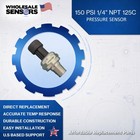 150 Psi Pressure Transducer Sensor 1 4 npt Stainless Steel High Temp -40-125c