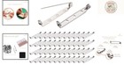 Versatile 60pcs 1 5 Inch Silver Brooch Pin Backs - Ideal For Crafts   Name Tags