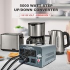 5000w Step Up down Voltage Transformer Converter 110 120v To 220 240v  Heavy Dut