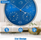 3 In 1 Barometer Thermometer Hygrometer  7 In Diameter Dial Type Barometer  Trad