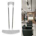 Silver Barber Chair Salon Shampoo Styling Hair Spa Beauty Equipment Footrest Usa