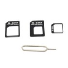 Nano Micro Mini Standard Sim Card Adapter Converter Kit Tray Tool