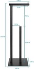 Freestanding Toilet Paper Holder W reserve For Bathroom Tissue Roll Holder Stand