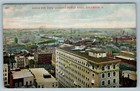 Bird s Eye View Looking North West Columbus Ohio Penny Postcard Early 1900s 
