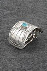 Turquoise   Sterling Silver Hair Barrette - Jolene Begay