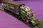 Tyco  43 Monster semi trailerhoslotcar tcr Chassisw guidepincustom