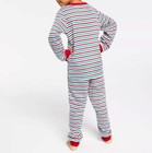 Family Pj s Kids Unisex Candy Cane Stripe Matching Holiday Pajama Set Size 10-12