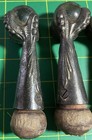 Antique Iron Claw Foot Feet   Glass Ball Table 4    Leg Hardware Set Of 4