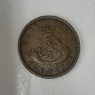  1852  Bank Of Upper Canada Dragonslayer One Penny Token Coin