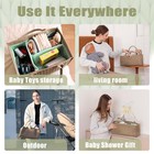 Mominside Diaper Caddy Organizer Portable Nursery Storage Changing Table Basket