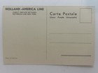 Holland-america Line Steamer Steamship Tss Veendam Vintage Postcard Unposted