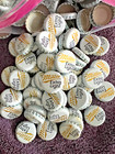 Lot Of 400  Beer Bottle Caps  all White  Used No Dents Crafts Collectibles Art