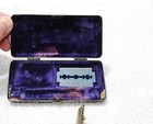 Gold Tone Abc Pocket Edition Gillette Razor Case 1904 Shell 1 Ring Taper Handle