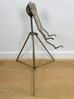 Slingerland 897 Tripod Snare Drum Stand Basket Holder Nickel 30s 40s 50s Vintage