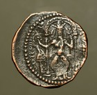 Ks12-62  Kushano-sasanian  Ardashir I  C  230-245ad    Goddess Anahita Enthroned