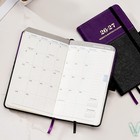 Pocket Calendar 2026-2027 For Purse- Planner From 6 4  X 3 8   Purple