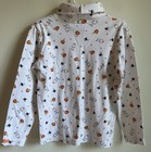 Rare Vintage Oshkosh B gosh Halloween Pumpkin Ghosts Turtleneck Kids Size 6 