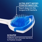 Dentek Orabrush Tongue Cleaner 2-in-1 Breath Freshening Oral Hygiene Tool New X3