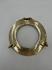 9 5  Polished Brass Ship Porthole Window Frame Nautical Boat Maritime Decor