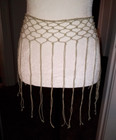 Vintage Nwt Wet Seal Hip Wrap Belt Retro Long Fringe New