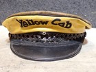1954 Autograph Yellow Cab Taxi Drivers Hat Tommy Gibbons Tom Harmon Miss America