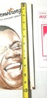 Louis Armstrong Satchmo And His Concert Group Program   Venue Flyer 1960