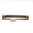 Antique Bronze Exterior Door Strike Plate Mortise Inset 7  X 1 1 2 