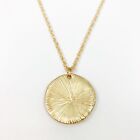 Sagittarius Gold Tone Coin Horoscope Astrology Necklace Zodiac Sign Gift