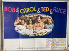 Cinema Poster  Bob   Carol   Ted   Alice 1969  quad  Natalie Wood Robert Culp