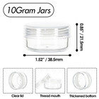 10 Gram Sample Containers  20 Count Cosmetic Containers Lids Refillable Empty