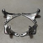 Nice Antique Theo A  Kochs Barber Shop Chair Seat Frame Brackets Set 4 376 377