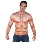 Padded Muscles Photo Real Shirt Adult Costume One Size
