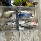 Fishing Tackle Lot Lures Square Bill Clear Tackle Box Mixed Assortment Gear