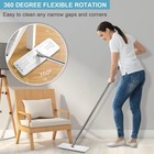 Mop And Bucket With Wringer Set  Hands Free Flat Floor Mop And Bucke