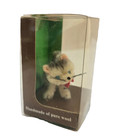 Vintage 1981 Ara Austria Wool Miniature Cat Handmade Original Box So Cute 