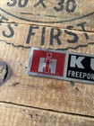 Vintage Nos Ih International Dealership Sticker  Kurtz Gmc Freeport  Il