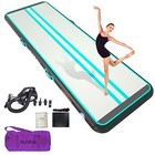 Premium Air Mat Tumble Track Inflatable 10ft 6 6ft 8in 3 2 0 2m  Green Black
