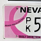 2021 Nevada Breast Cancer License Plate     free         Pk 5754   Specialty Graphic