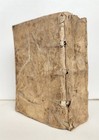 1548 Bible In Latin New Testament Vellum Bound Antique Rare Pocket Edition