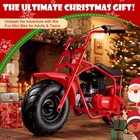 Oryxearth 105cc Mini Dirt Bike Adult 4-stroke Gas Powered Off Road Moto Red