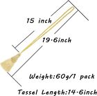  2 Pack Curtain Tie Backs Rope Tassels For Curtains Drape Tiebacks 2p Gold
