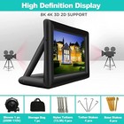 Gyuem 20 Feet Inflatable Portable Projector Movie Screen - Huge Air-blown Cin   