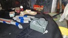 Pre-owned Z Scale Train Set  Battery Operated Control Few Houses Engine Track 