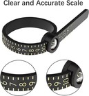 Ring Sizer Measuring Tool Set Metal Finger Sizing Gauge Women Men Wedding New