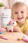 Foam Clay For Kids  White Air Dry Modeling Clay  3 5 Oz