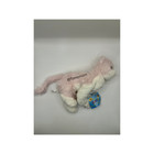 Rare Great Condition Pink   White Webkinz Cat With Sealed unused Code 