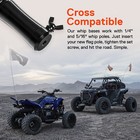 Quick-release Off-road 1 4  5 16 Flag Pole Holder Atv Utv Led Whip Mounting Base