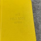 Vintage Keuffel   Esser K e Field Books 820016 Lot Of 3 - Lightly Used Few Pages