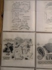 My Acrylix Close To My Heart Decorative Stamps Scrapbooking Lot Of 12